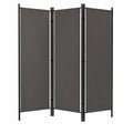 Moderner Raumteiler Paravent Anthrazit - 150x180 cm, Faltbares Design für Wohnzimmer