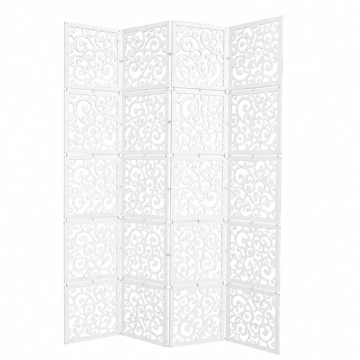 Dekorative Raumtrenner 24-teilig, 29x29cm PVC Hängepaneele für Wohnzimmer, Fenster und Schlafzimmer