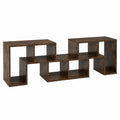 Modularer TV-Schrank aus Holz, 180x30x43 cm, geeignet für 65 Zoll Fernseher, Braun