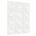 12er Set Hängende Raumteiler mit Durchbrochenem Muster 40x40cm für Wohnzimmer, Esszimmer & Schlafzimmer